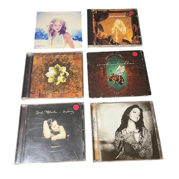 Sarah McLachlan Canadian 6 CD Lot Wintersong Rarities Freedom Sessions Surfacing - Picture 1 of 5
